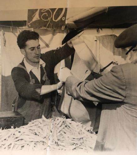 Archive familiale sur un marché